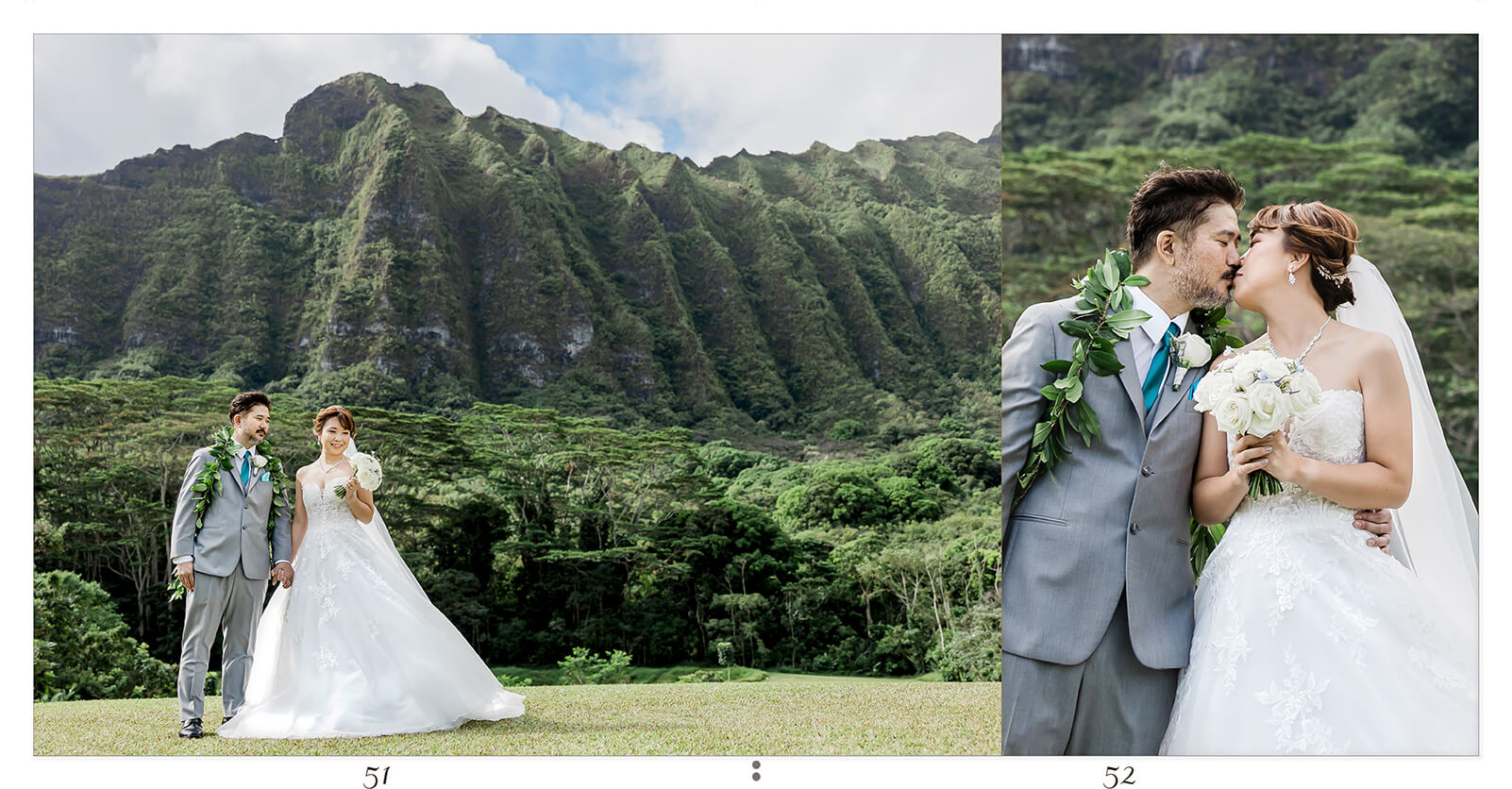 51～52ページ ハワイ 結婚披露宴アルバム