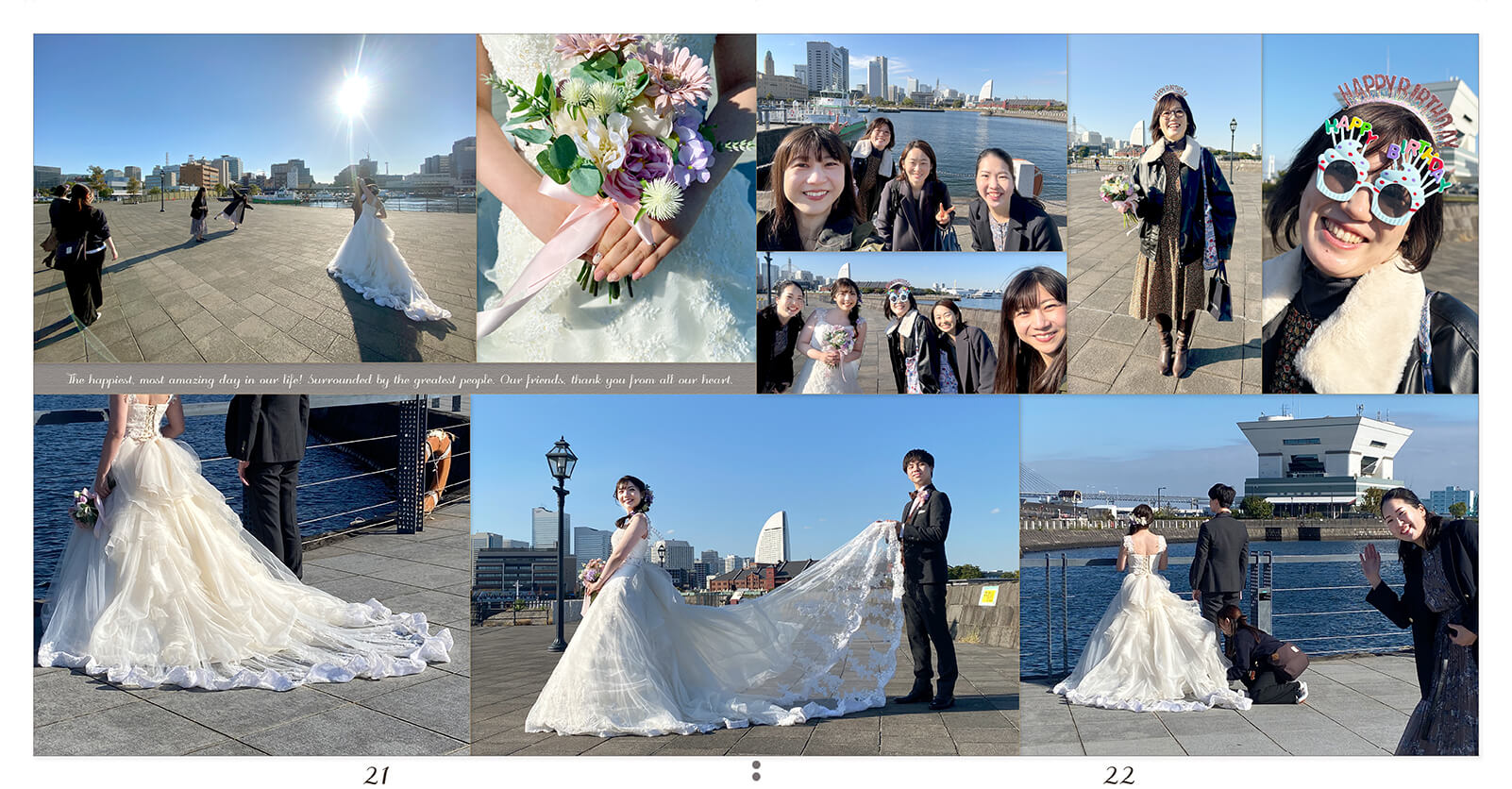 21～22ページ 横浜　フォトウェディング