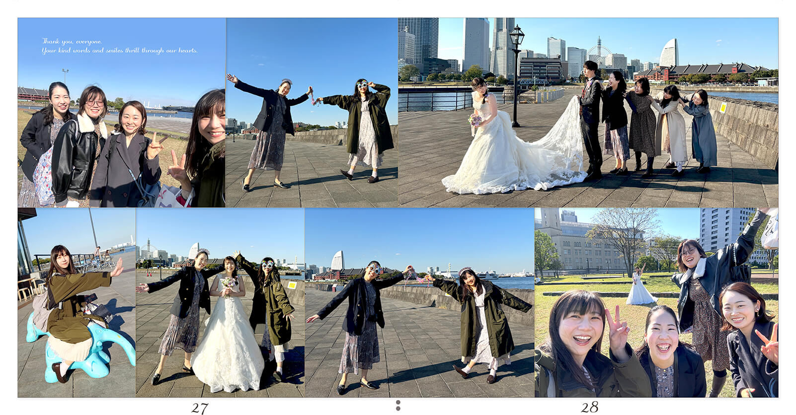 27～28ページ 横浜　フォトウェディング