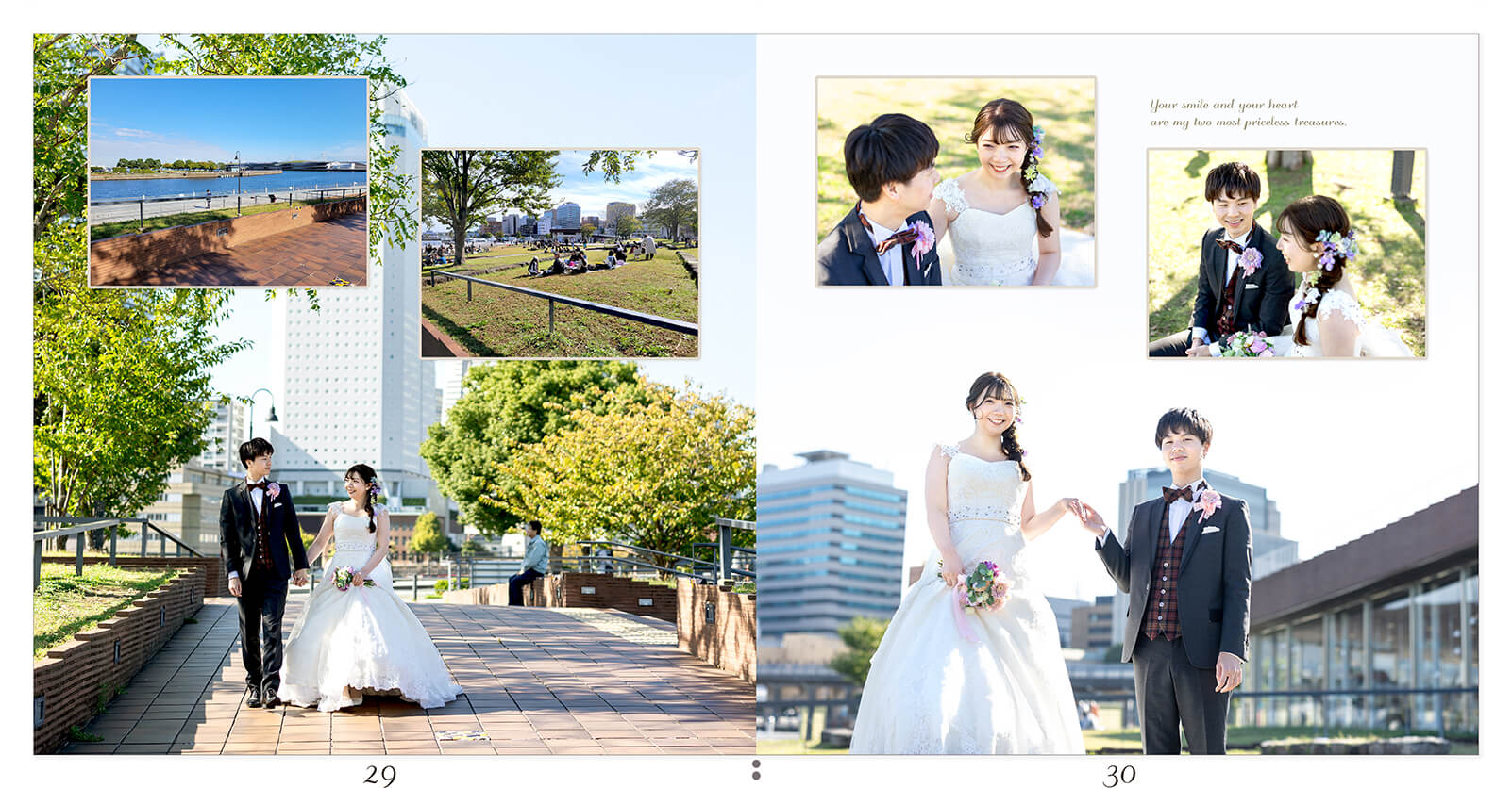 29～30ページ 横浜　フォトウェディング