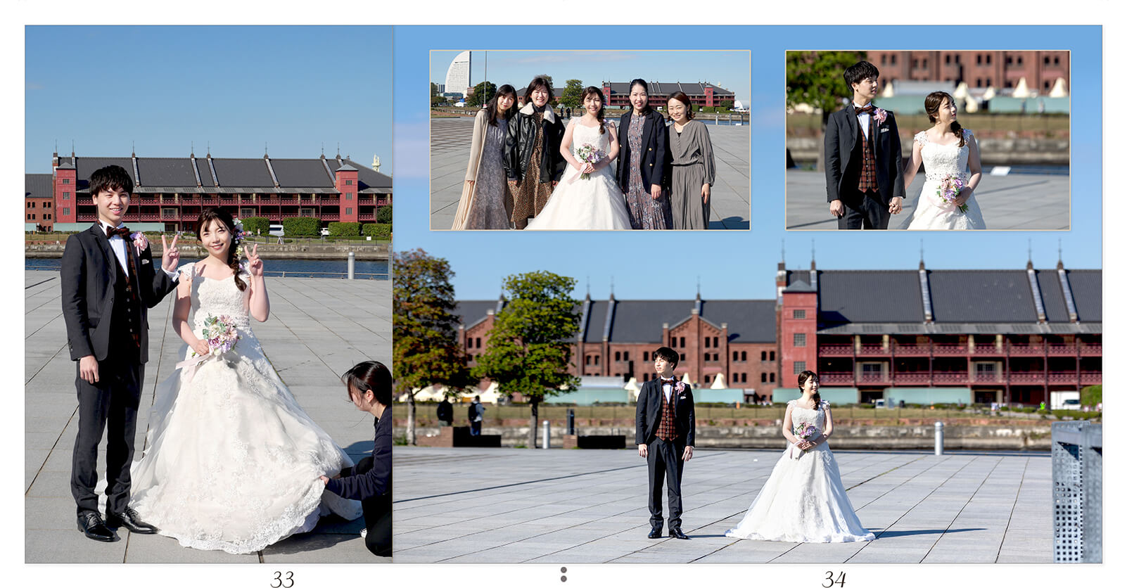 33～34ページ 横浜　フォトウェディング