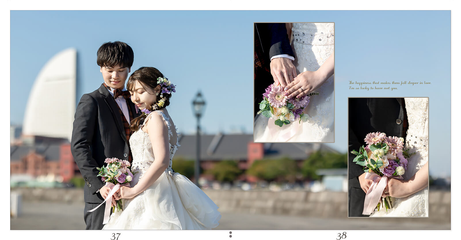 37～38ページ 横浜　フォトウェディング