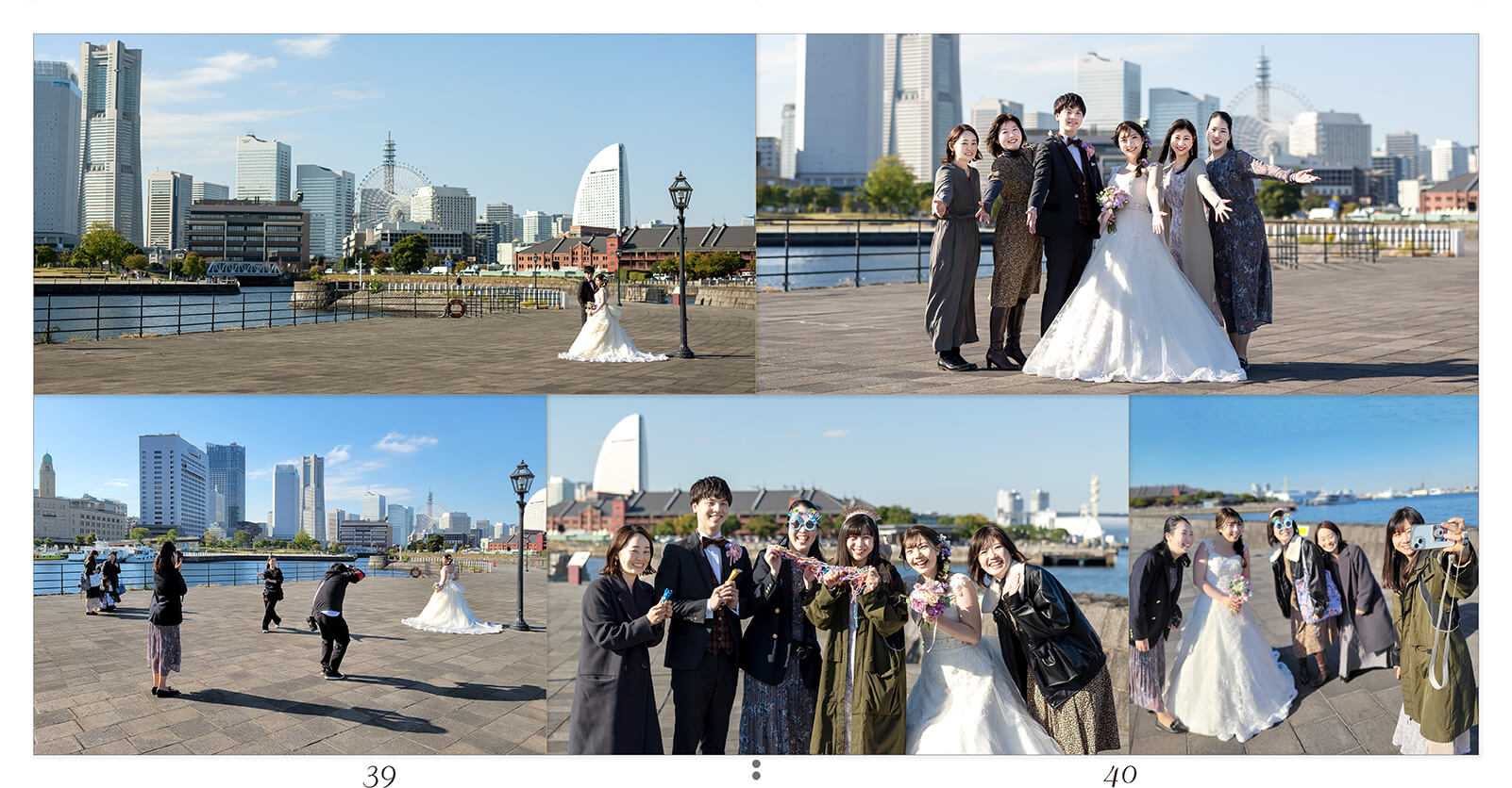 39～40ページ 横浜　フォトウェディング