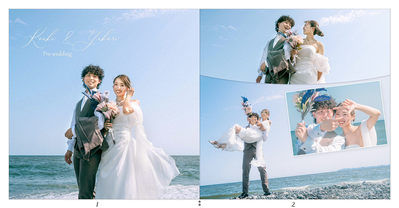 1～2ページ アートグレイス ウエディングコースト 東京ベイ 結婚式アルバム