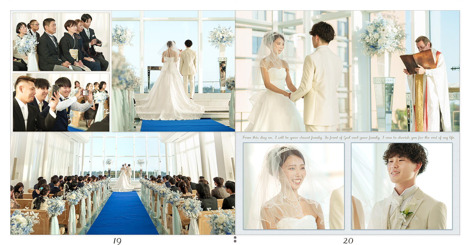 19～20ページ アートグレイス ウエディングコースト 東京ベイ 結婚式アルバム
