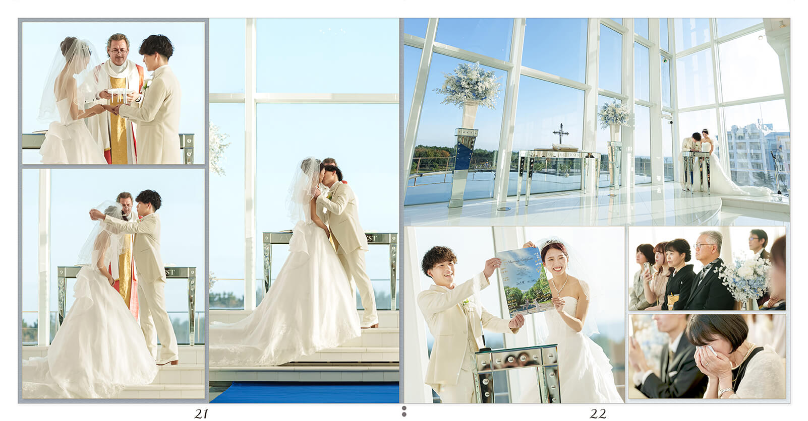 21～22ページ アートグレイス ウエディングコースト 東京ベイ 結婚式アルバム