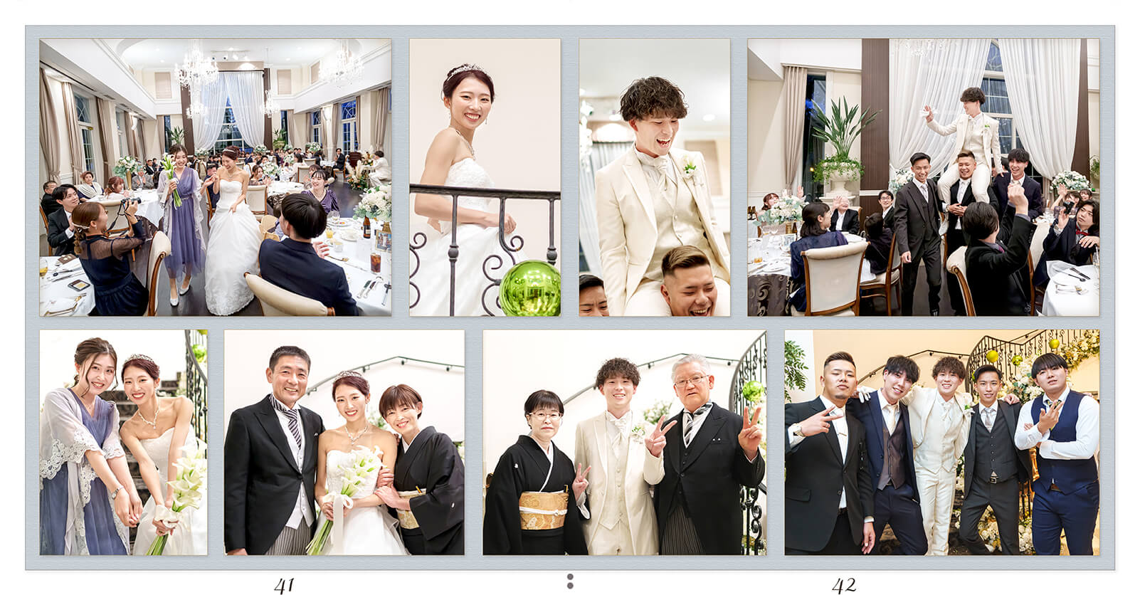 41～42ページ アートグレイス ウエディングコースト 東京ベイ 結婚式アルバム