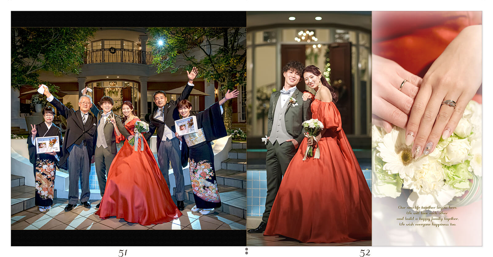 51～52ページ アートグレイス ウエディングコースト 東京ベイ 結婚式アルバム