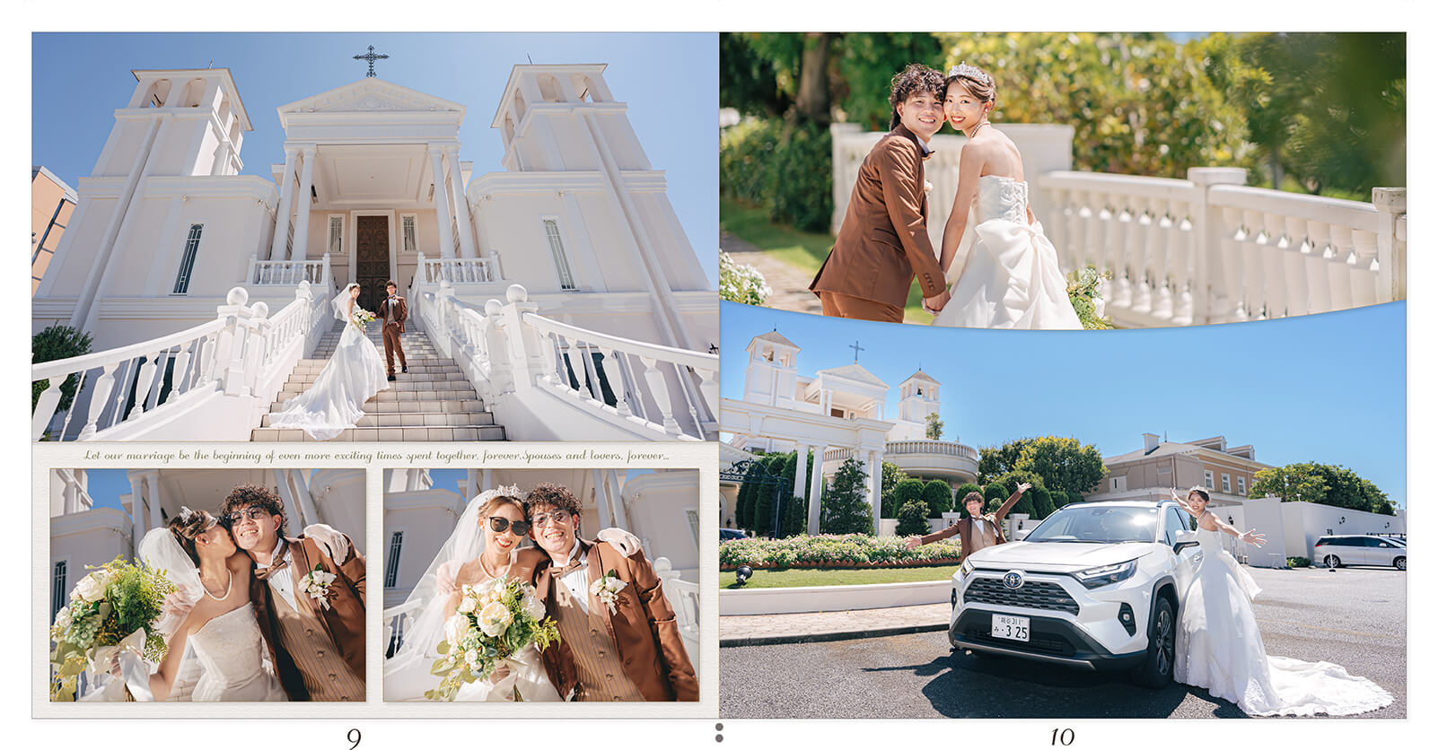 9～10ページ アートグレイス ウエディングコースト 東京ベイ 結婚式アルバム