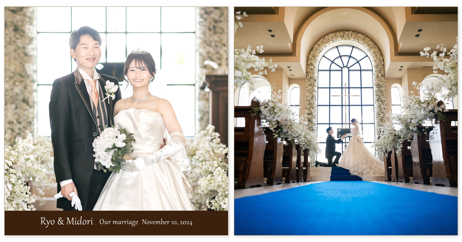 リヴァージュブラン 結婚アルバム 表紙