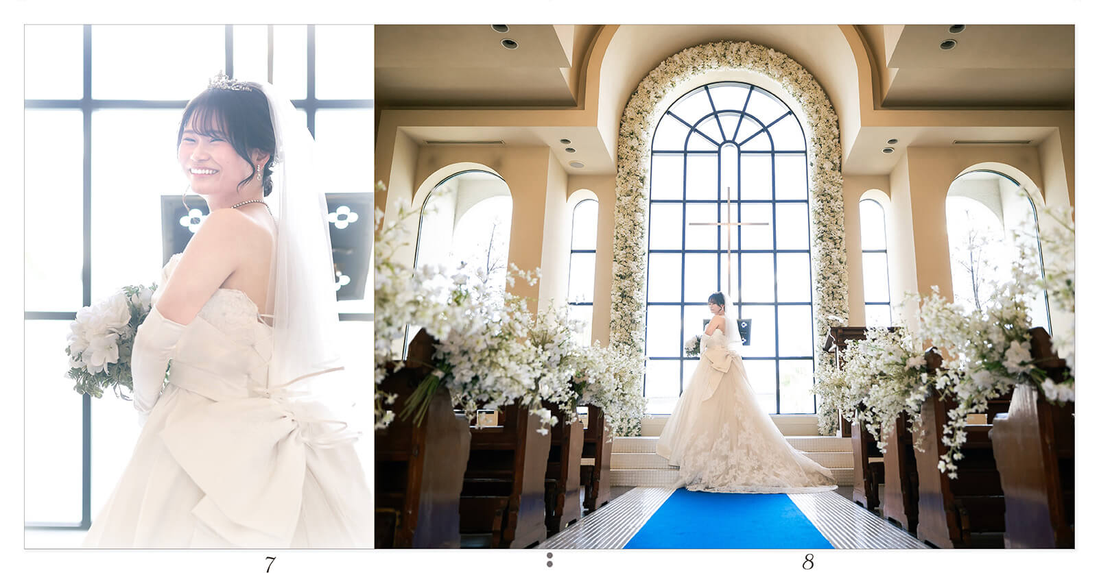 7～8ページ リヴァージュブラン 結婚アルバム