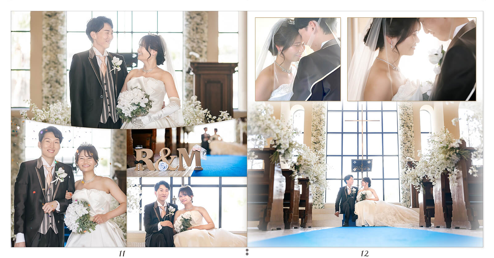 11～12ページ リヴァージュブラン 結婚アルバム