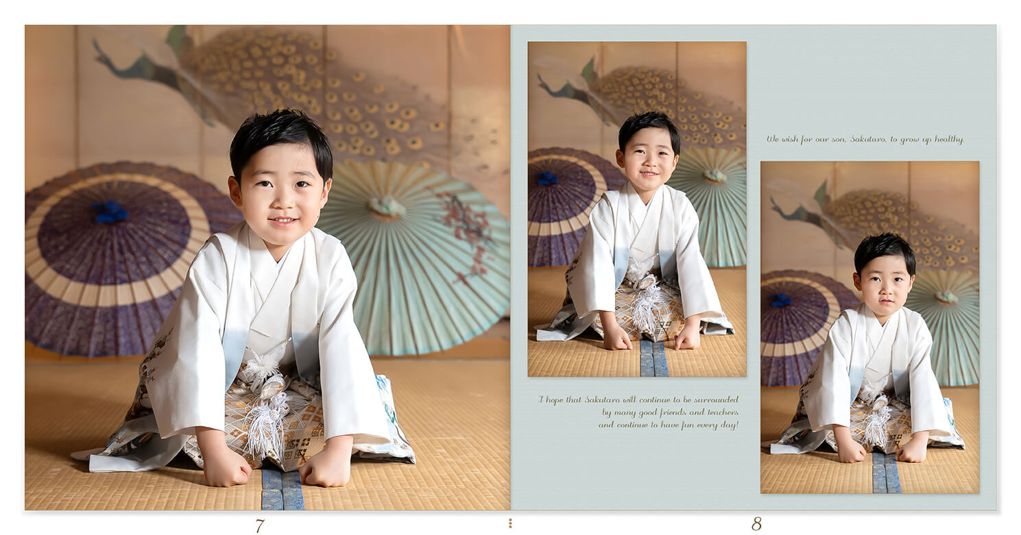 7～8ページ 七五三アルバム