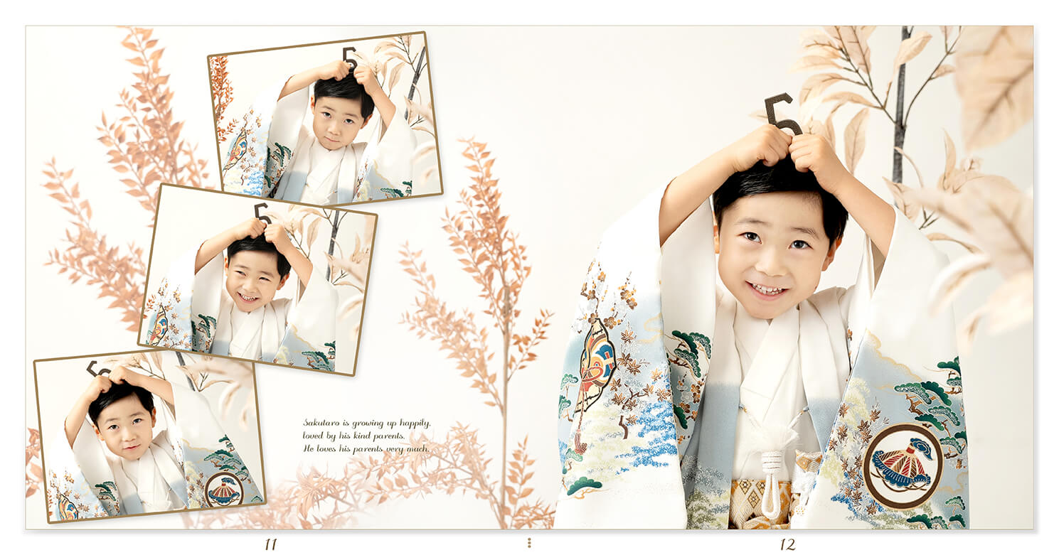 11～12ページ 七五三アルバム