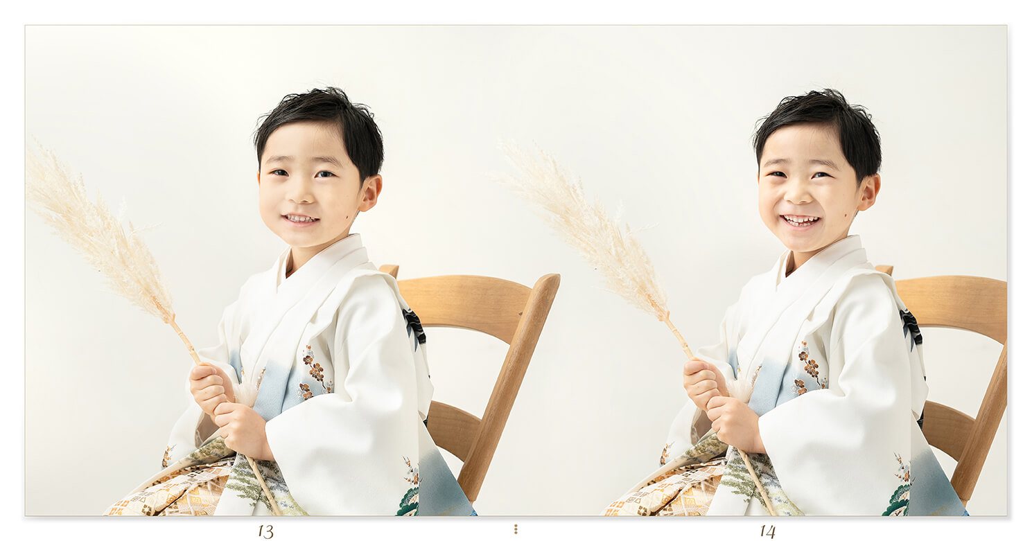 13～14ページ 七五三アルバム