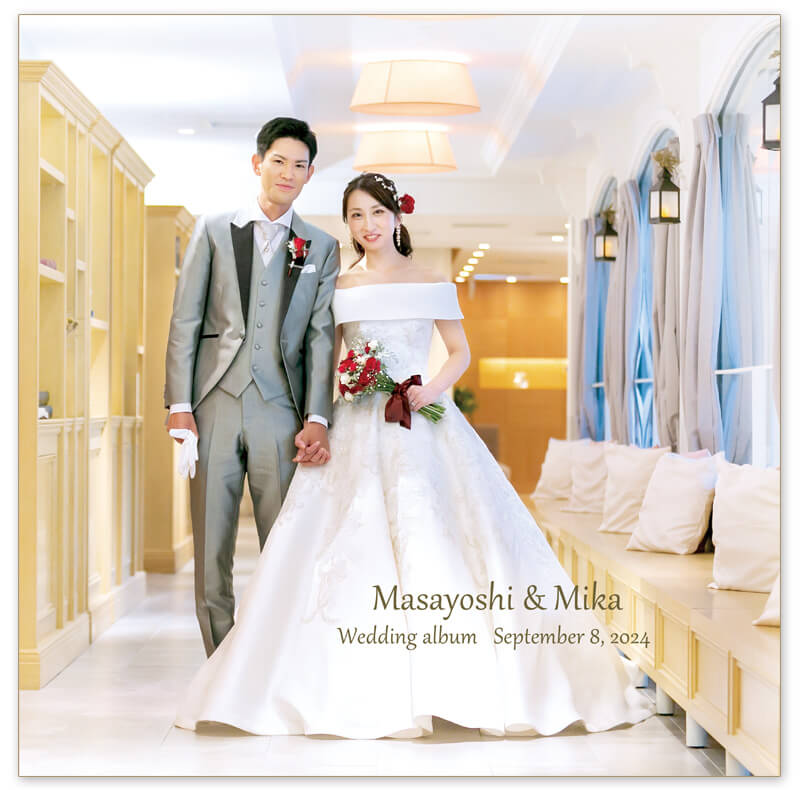 結婚式アルバム 表紙