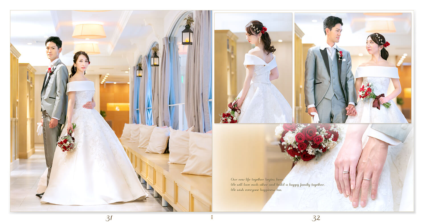 31～32ページ 結婚式アルバム