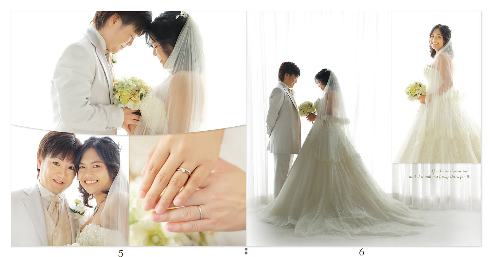 5～6ページ フォトウェディング アルバム
