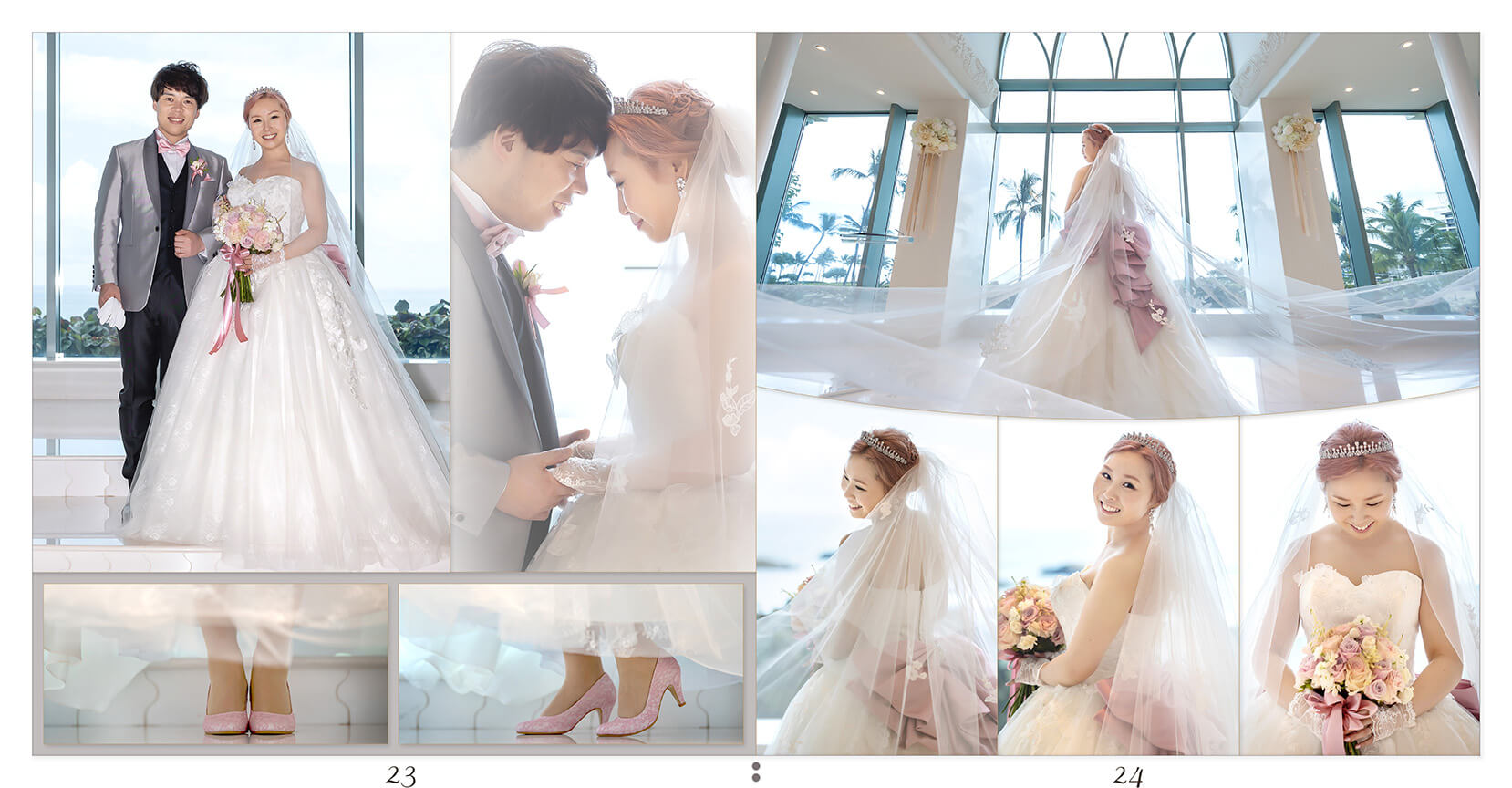 23～24ページ オアフ島 結婚式アルバム