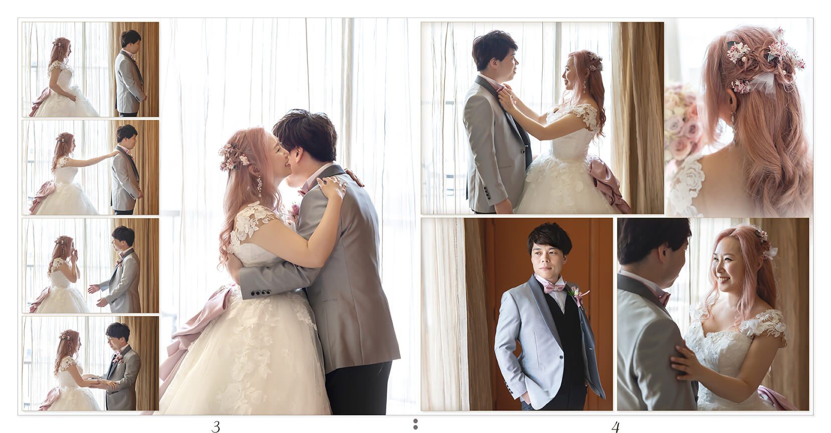 3～4ページ オアフ島 結婚式アルバム