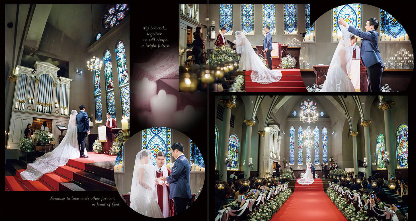 チャペル挙式・披露宴 結婚式アルバム