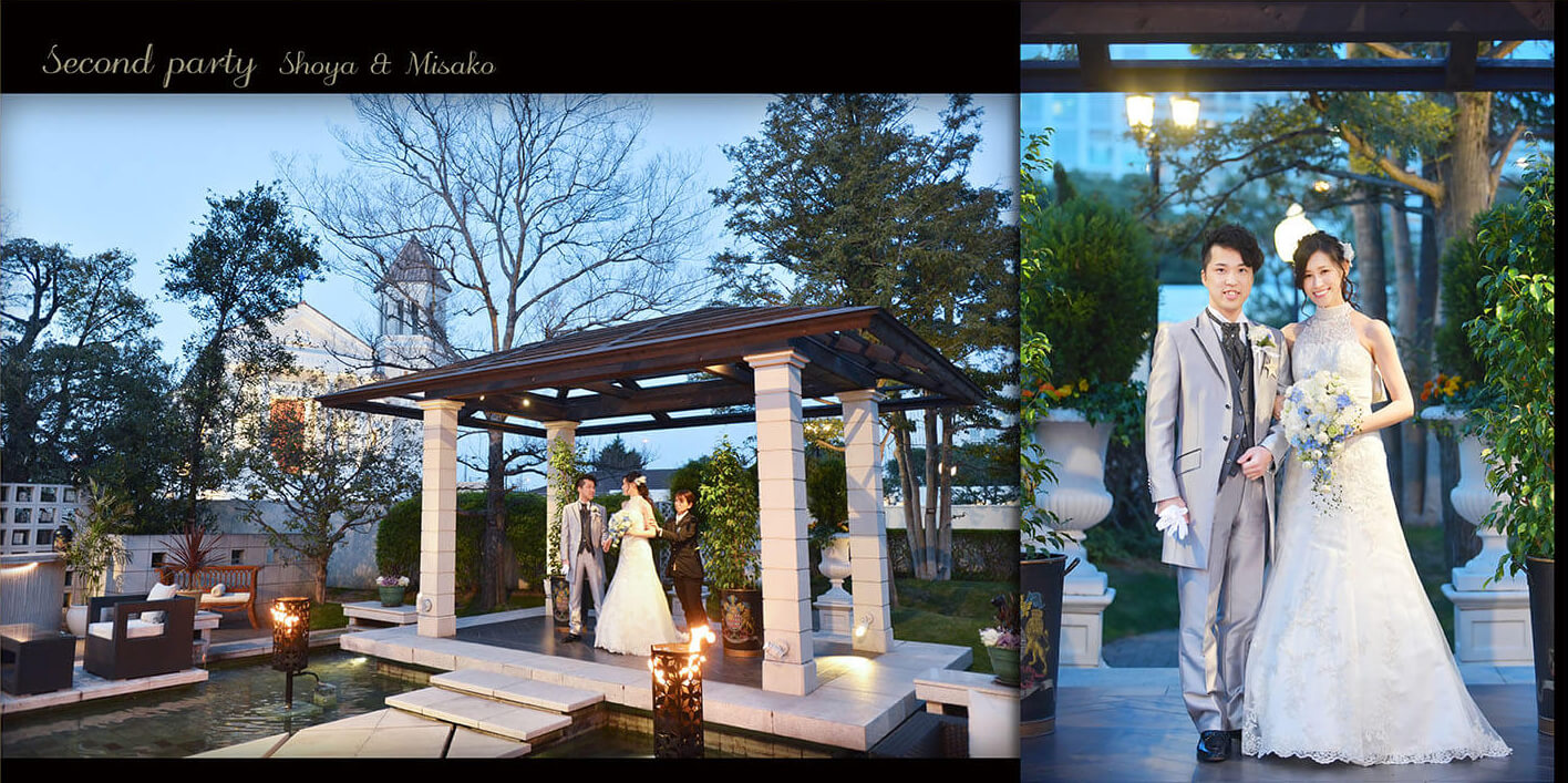 二次会のみ ウエディングアルバム