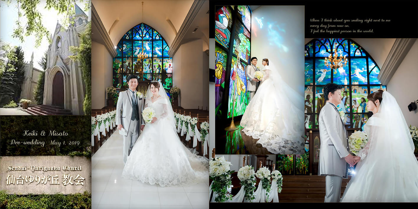 仙台ゆりが丘教会 前撮り