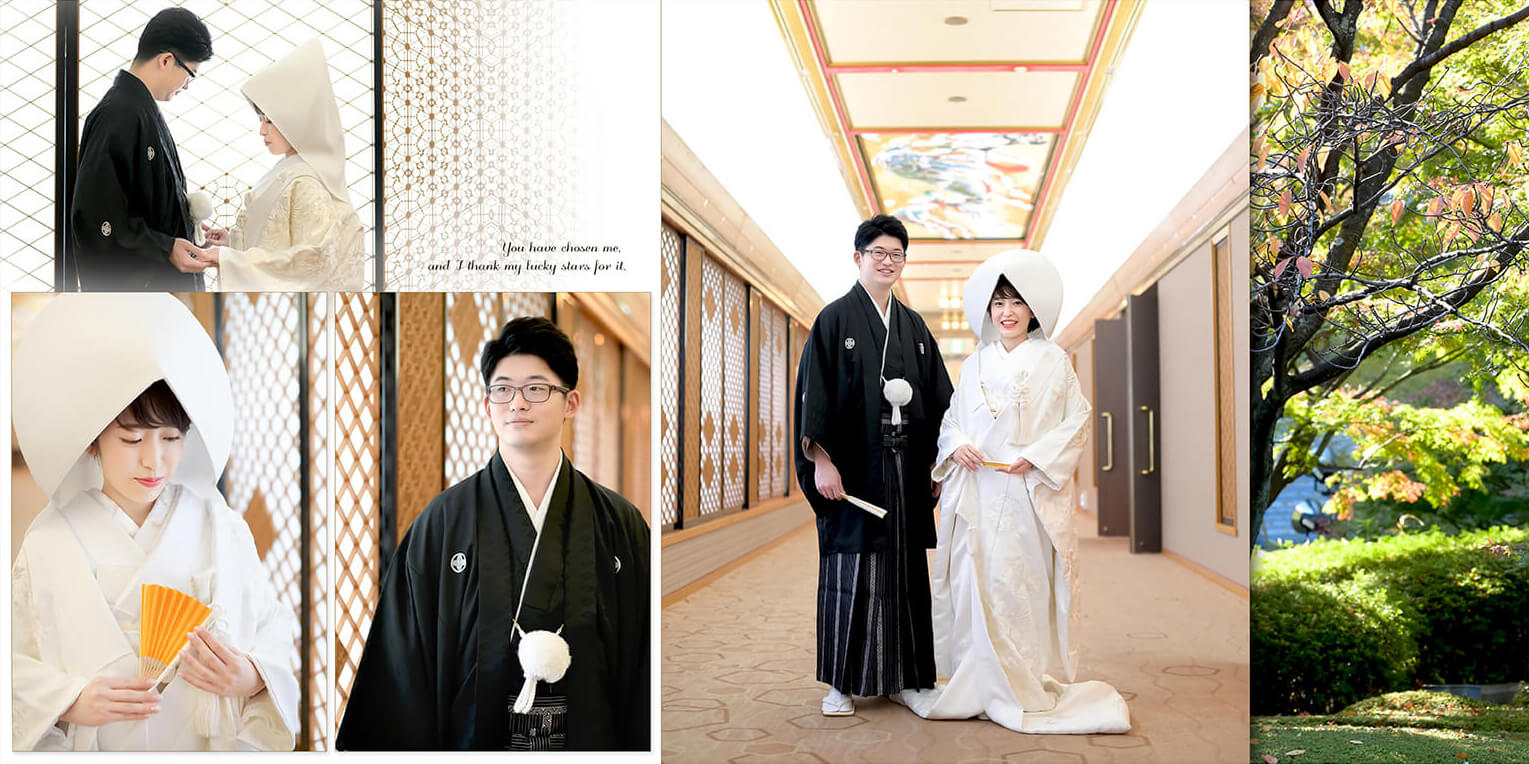 ホテル雅叙園東京 前撮り 結婚式アルバム