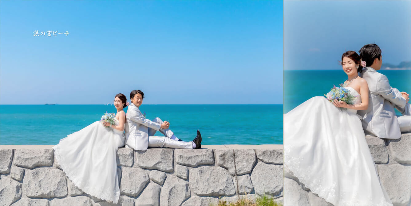 温山荘園/浜の宮ビーチ 前撮りアルバム