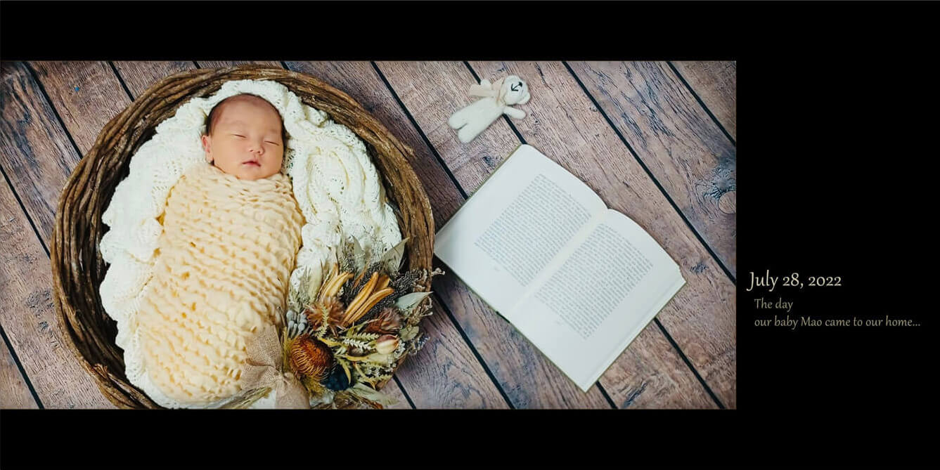 ママ撮影のニューボーンアルバム
