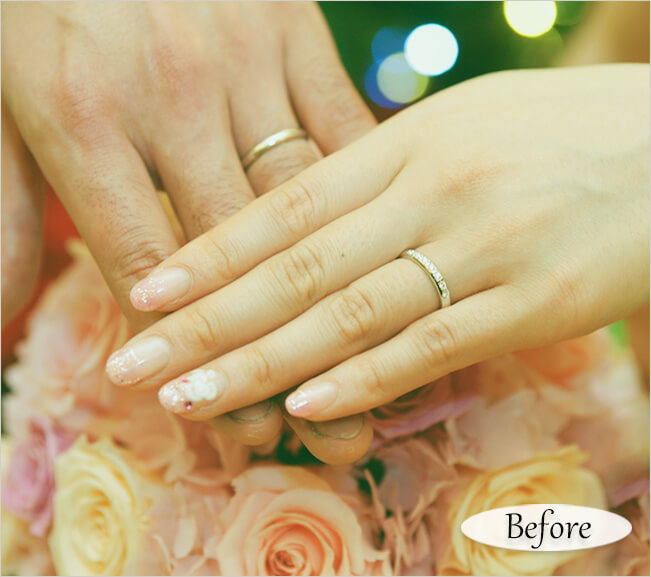 色味が美しくないの写真補正前