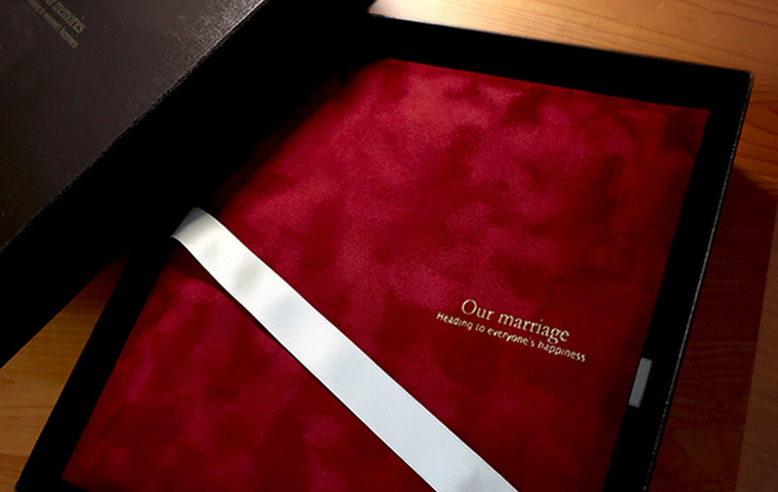 スエード調表紙