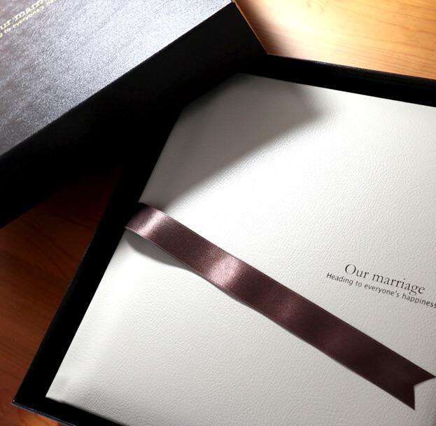 結婚式アルバム レザートーン12p