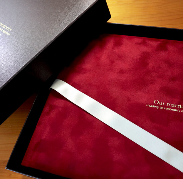 結婚式アルバム スエード調表紙12p