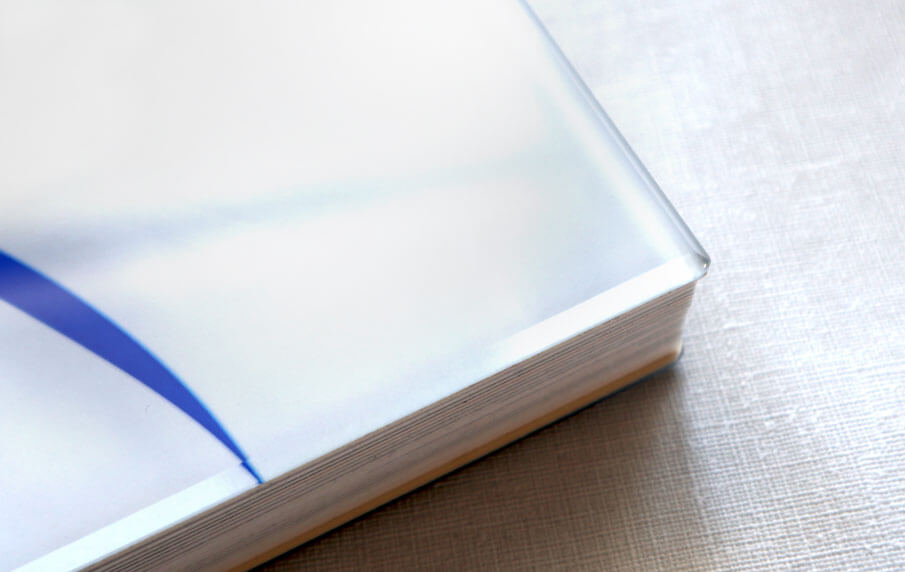 超硬性アクリルガラス表紙