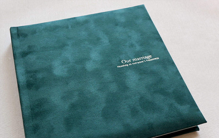 スエード調表紙　グリーン