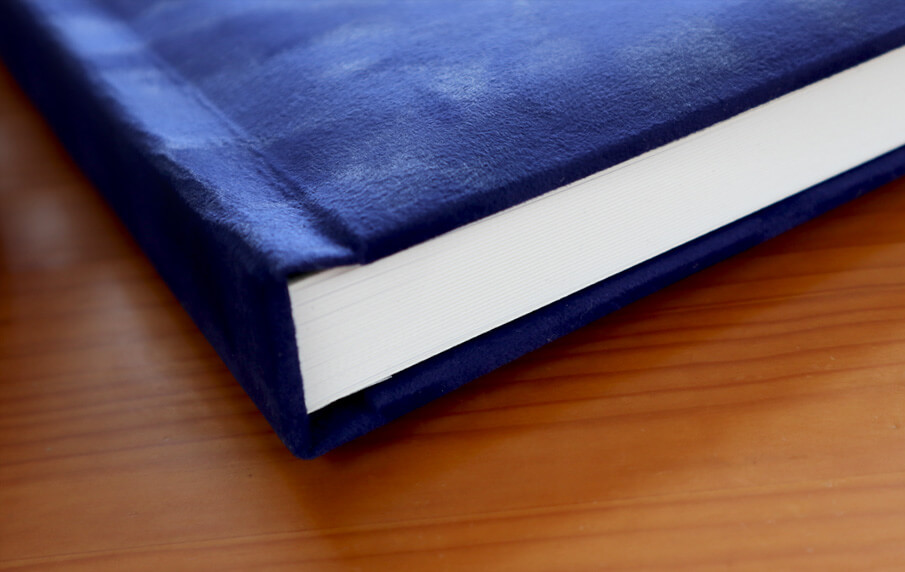 スエード調表紙 背表紙