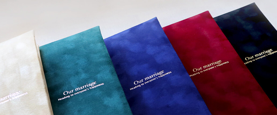 スエード調表紙